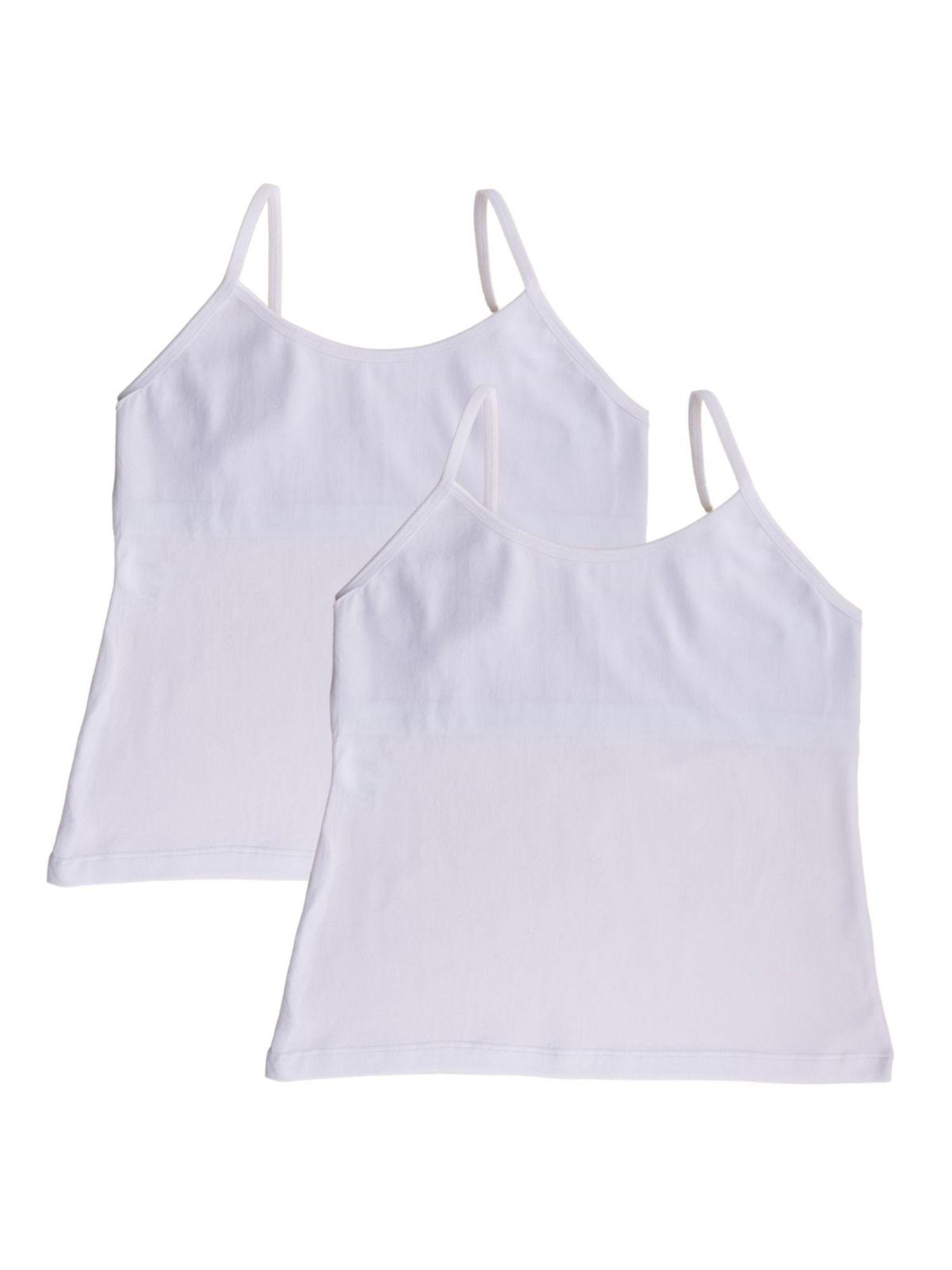 pack of 2 starter camisole - padded - white