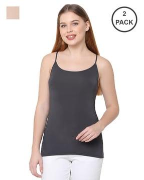 pack of 2 strappy camisole
