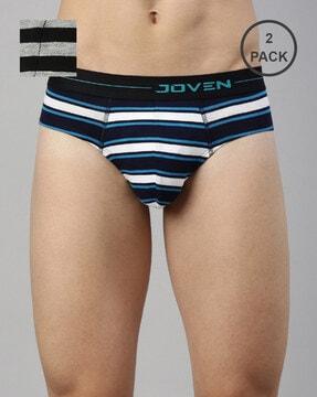 pack of 2 striped  briefs