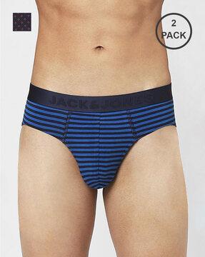 pack of 2 striped briefs