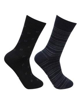 pack of 2 striped everyday socks