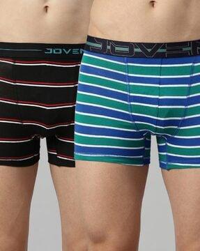 pack of 2 striped trunks