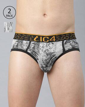 pack of 2 textured briefs