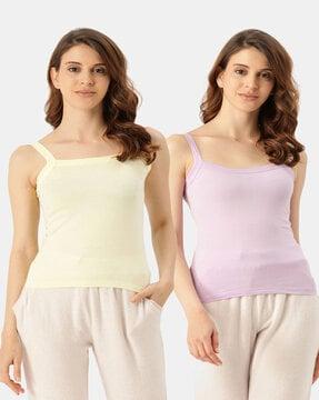 pack of 2 textured camisole