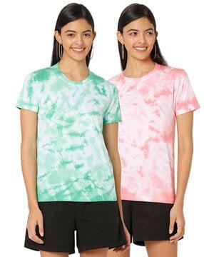 pack of 2 tie & dye crew-neck t-shirts