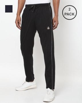 pack of 2 track pants with drawstring elasticated waist