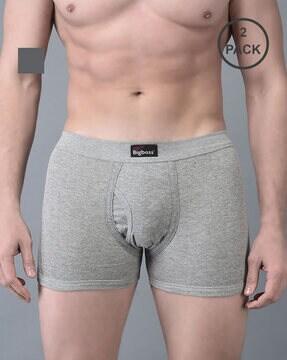 pack of 2 trunks with elasticated waistband