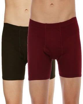 pack of 2 trunks with elasticated waistband