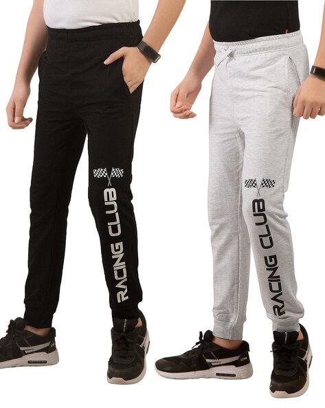 pack of 2 typography print joggers