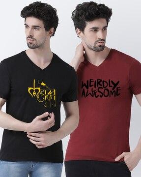 pack of 2 v-neck t-shirts