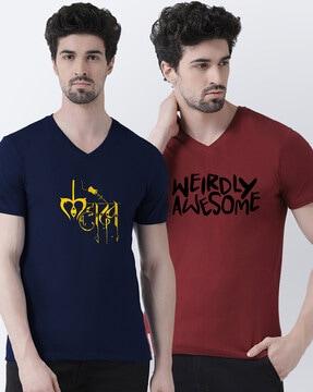 pack of 2 v-neck t-shirts