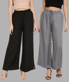 pack of 2 wide-leg palazzos