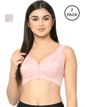 pack of 2 women full-coverage nursing bras