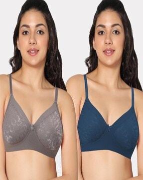 pack of 2 women full-coverage t-shirt bras