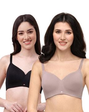 pack of 2 women lightly-padded t-shirt bra