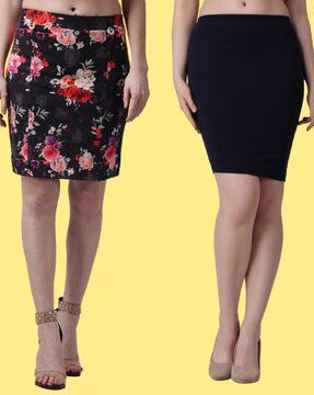 pack of 2 women pencil skirts