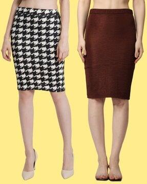 pack of 2 women pencil skirts