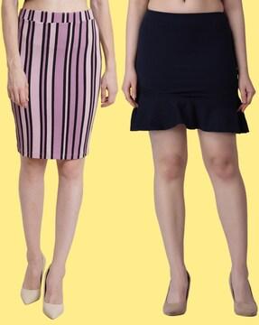 pack of 2 women pencil skirts