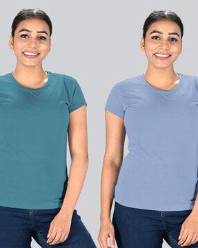 pack of 2 women regular fit t-shirt