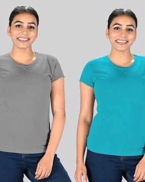 pack of 2 women round-neck t-shirts