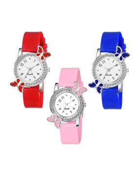 pack of 3 analogue watch