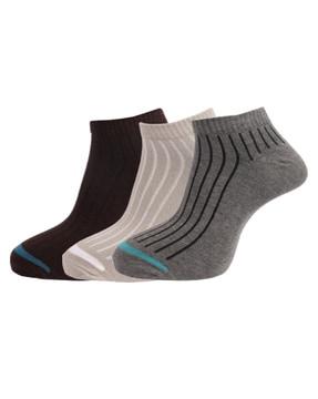 pack of 3 ankle-length socks