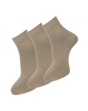 pack of 3 ankle-length socks