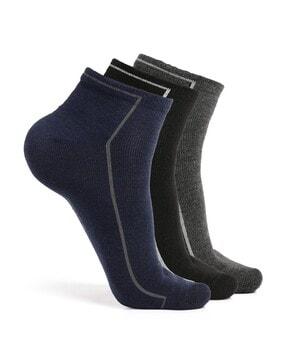 pack of 3 ankle-length socks