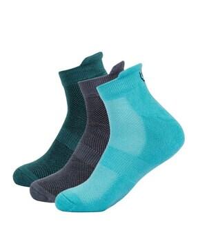 pack of 3 ankle-length socks