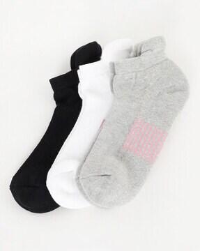 pack of 3 ankle-length socks
