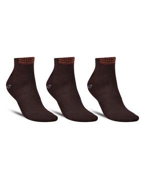 pack of 3 ankle-length socks