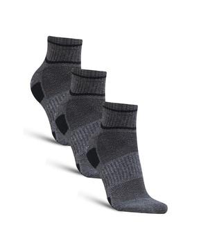 pack of 3 ankle-length socks