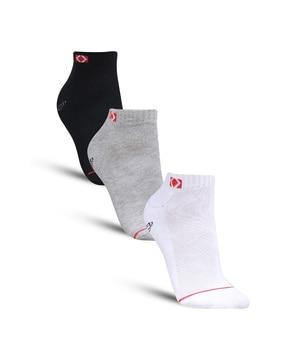 pack of 3 ankle-length socks