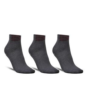 pack of 3 ankle-length socks