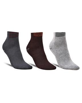 pack of 3 ankle-length socks