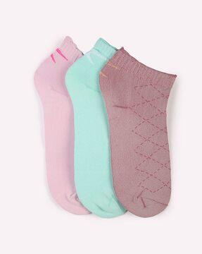 pack of 3 ankle-length socks