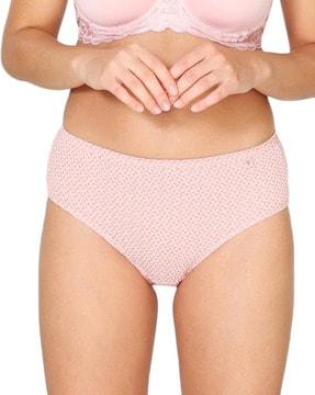 pack of 3 anti-bacterial & no marks waistband hipster panties