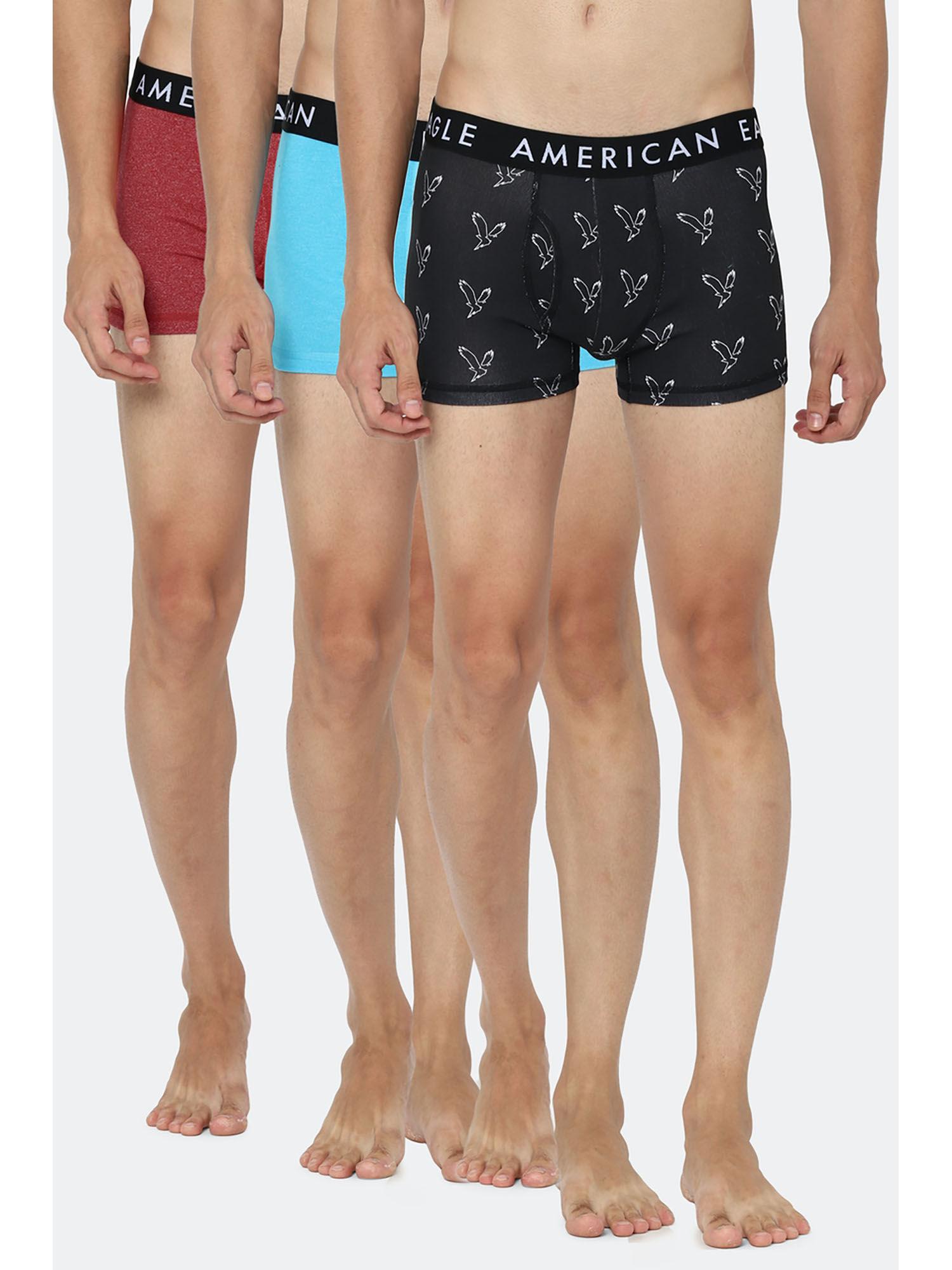 pack of 3 assorted solid trunks