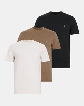 pack of 3 brace cotton regular fit t-shirts