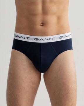 pack of 3 briefs with elasticated waist