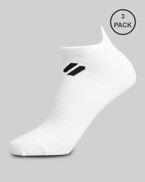 pack of 3 coolmax ankle-length socks