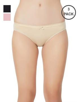 pack of 3 cotton spandex brief panties