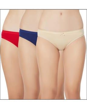 pack of 3 cotton spandex brief panties