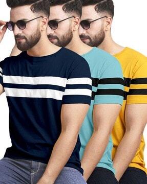 pack of 3 crew-neck t-shirt with short sleeves