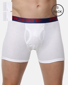 pack of 3 elasticated trunks