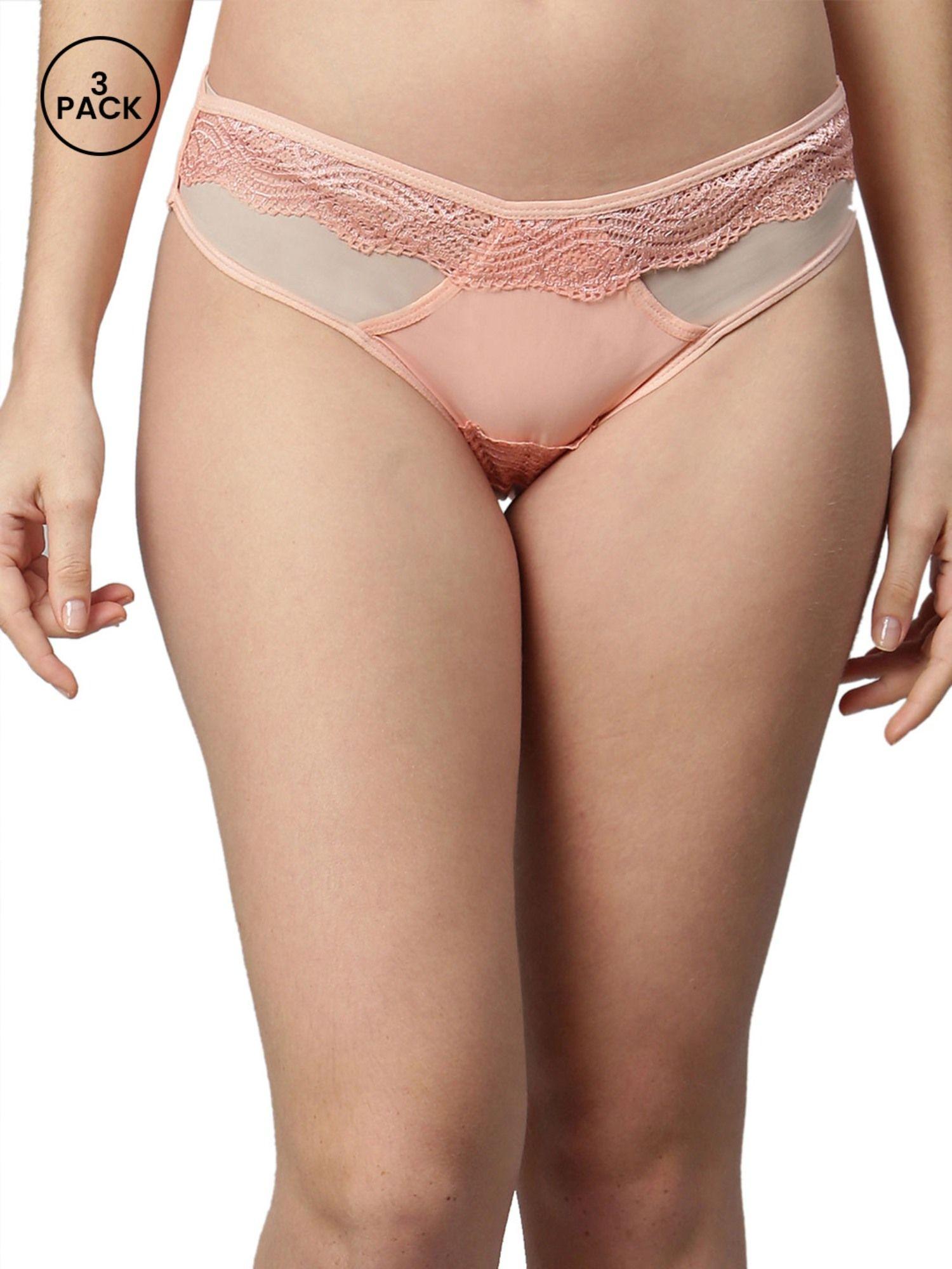 pack of 3 everday peach panty