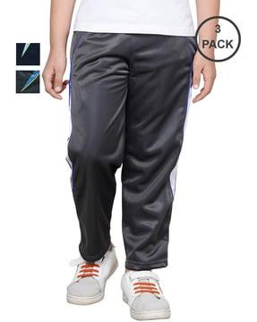 pack of 3 fitted track pants