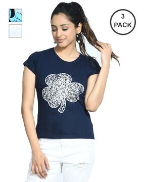 pack of 3 graphic print t-shirts