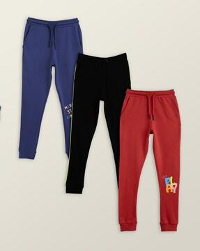 pack of 3 joggers with elasticated waist