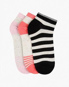 pack of 3 knit low everyday socks